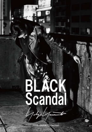 375センチスカート丈BLACK Scandal Yohji Yamamoto ブラック