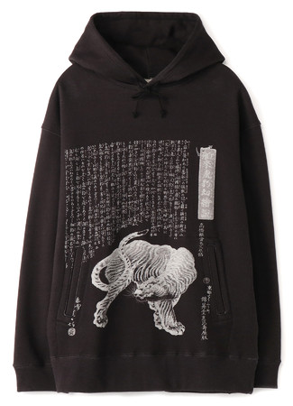 Ground Y 鳥獣戯画 COLLECTION_舶来虎豹幼絵説_hoodie