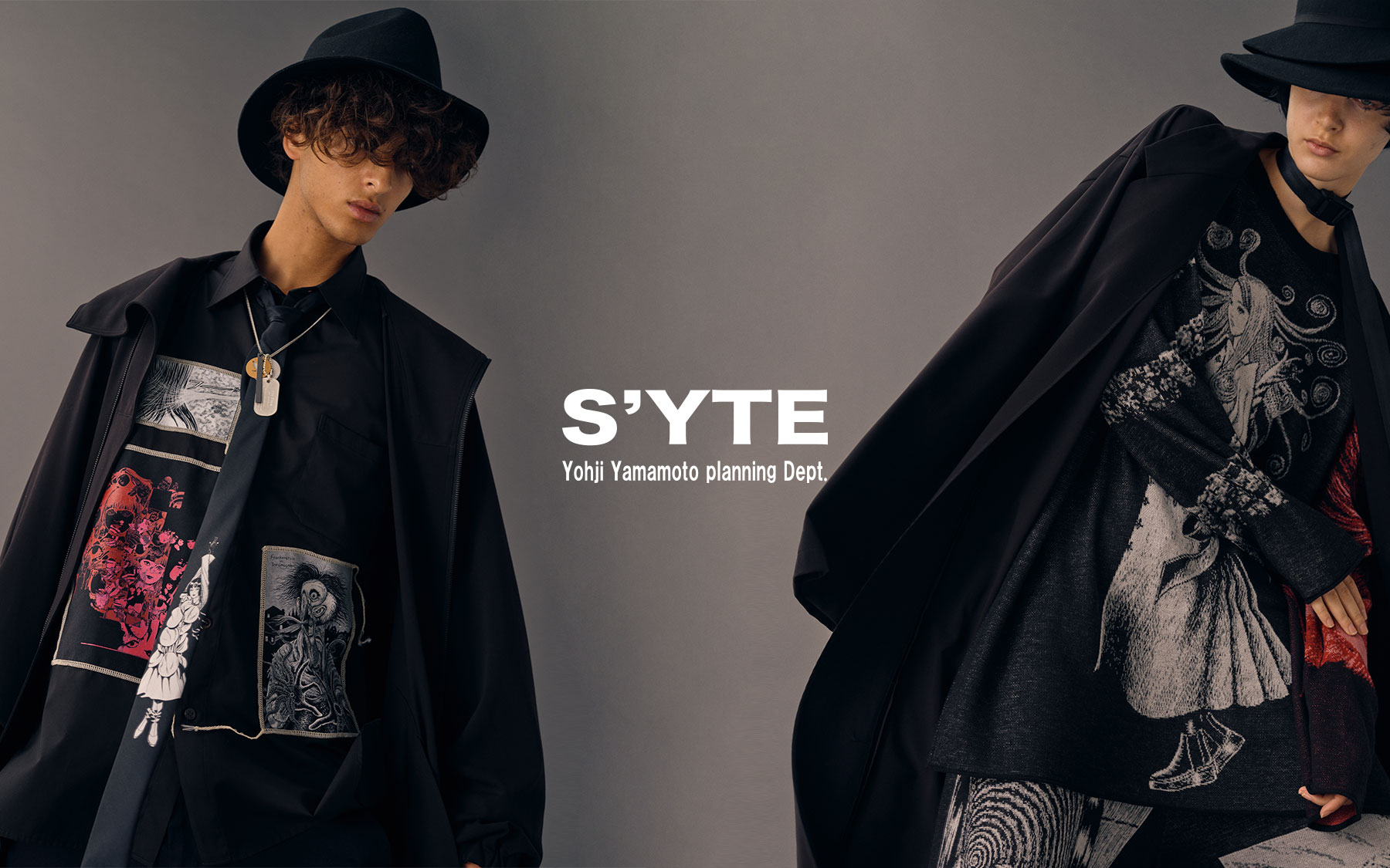 S'YTE x Junji ITO Collaboration 第２弾 12月12日 WEB STORE ”THE