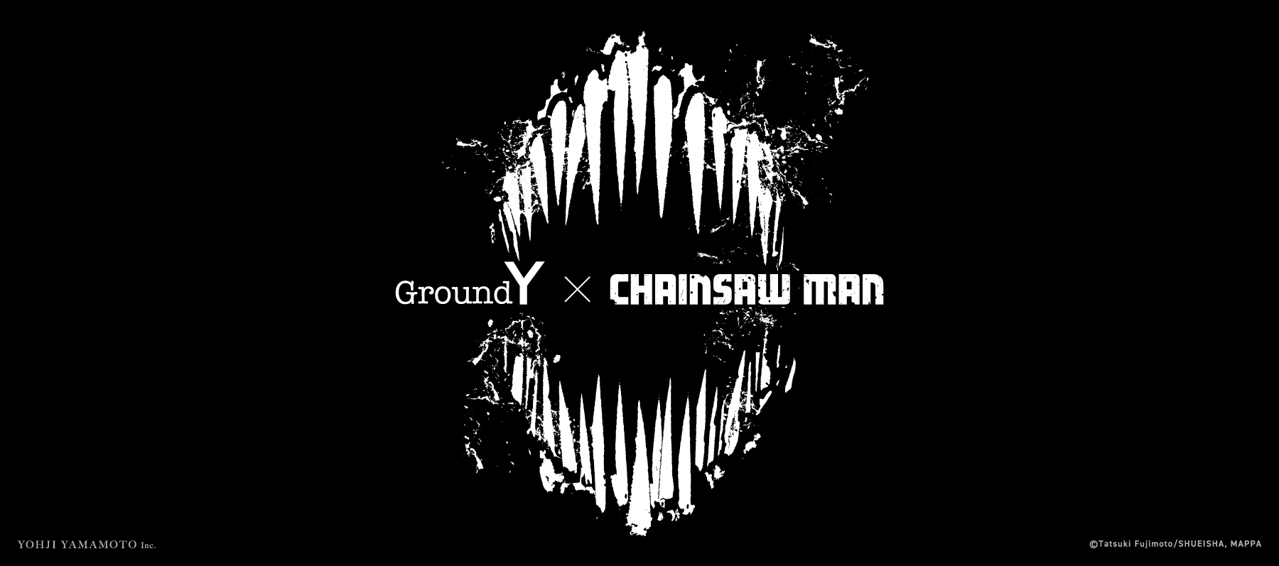 Ground Y × CHAINSAW MAN Collaborate Collectionの発売が決定 ｜株式