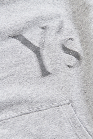 Y’s Logo Hoodie Gray-logo