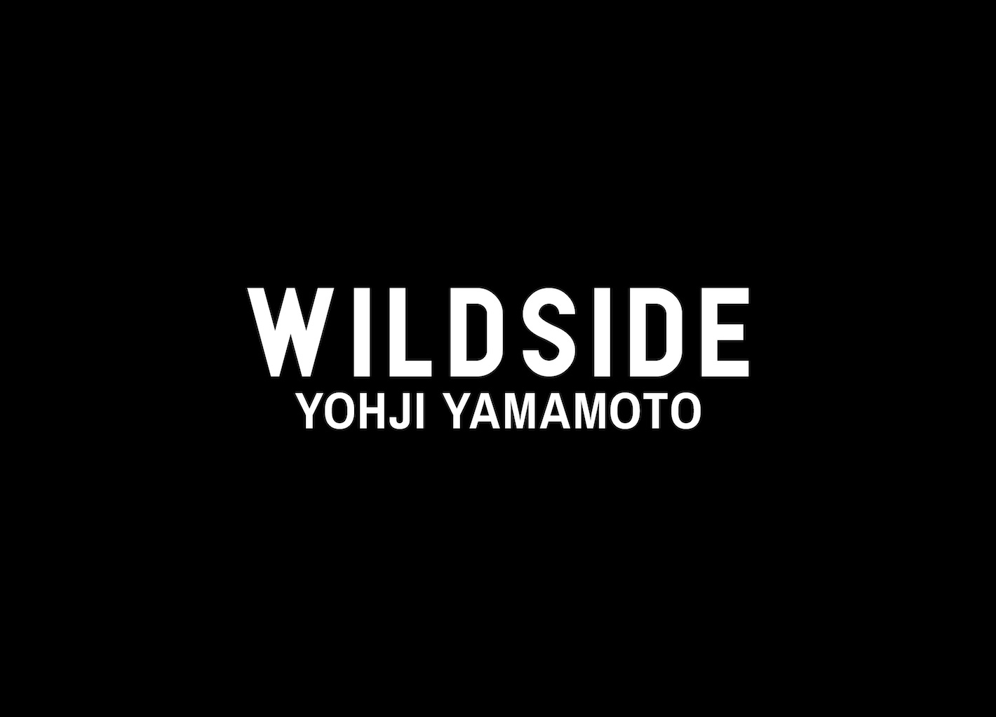 WILDSIDE YOHJI YAMAMOTO Original Collectionを5月17日(水)に発売