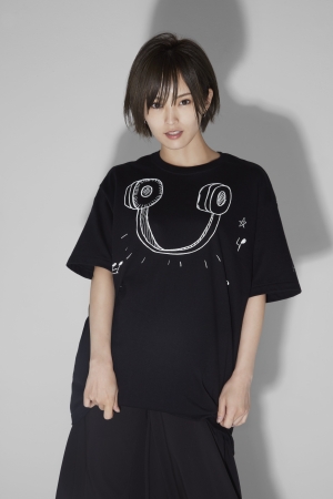 Sayaka・Y　Music Is My Life T-Shirt　 カラーブラック　　¥6,300 (税別)