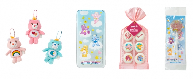 フィンガーパペット 各￥900　iPhone6ケース ￥2,480　マシュマロ ￥500　スティックキャンディ ￥300