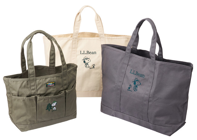 スヌーピー PEANUTS × LLBeanグローサリートートバッグ-