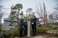 市川海老蔵さん親子も未来の「桜」に想いを馳せる 伊藤園が桜の植樹・保全を行う「わたしの街の未来の桜」プロジェクト 累計1000本を記念し、桜の名所「大本山 増上寺」で記念植樹を実施