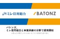 バトンズ、ミレ信用組合と事業承継の分野で提携開始
