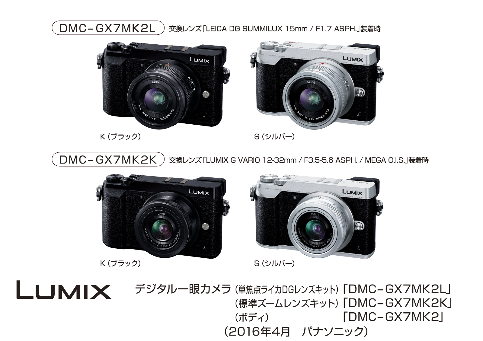 パナソニック ミラーレス一眼カメラ GX7MK2 標準ズームレンズキット ...