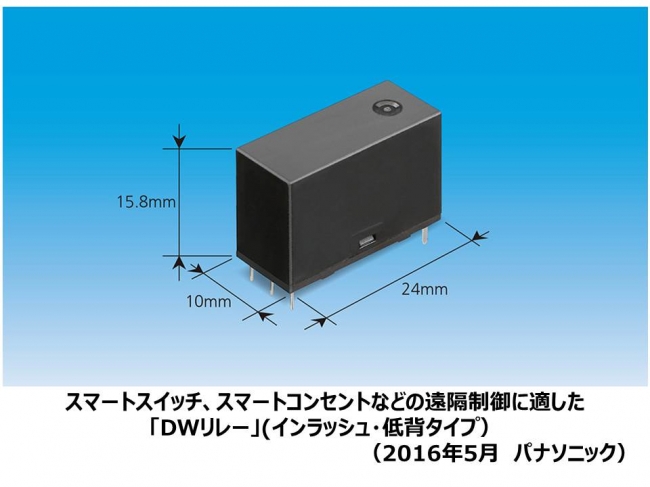 パナソニック 「DWリレー」（インラッシュ・低背タイプ）