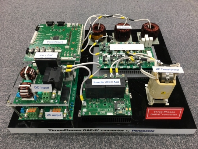 蓄電システム向けSiC搭載 DC AC電力変換装置“GAP-D3コンバータ”