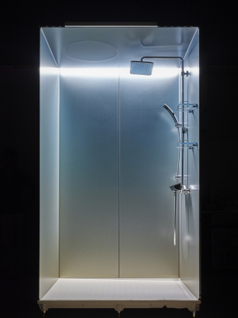 シャワールーム「i-X INTEGRAL SHOWERROOM」繊細なグラデーションでみずみずしい感覚を呼び覚まし優しさと美しさを感じさせる空間