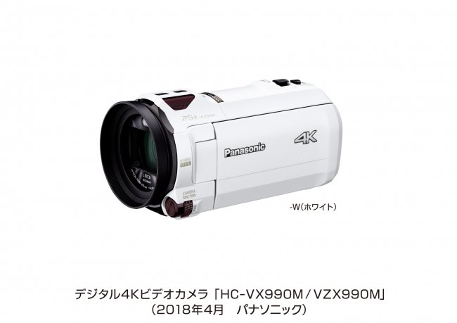 デジタル4Kビデオカメラ「HC-VX990M／HC-VZX990M」