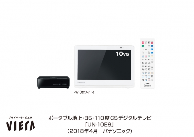 ポータブルテレビ「プライベート・ビエラ」UN-10E8を発売 企業リリース