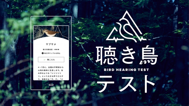 “聴きとる力”が確認できるWEBサービス「聴き鳥テスト」を公開