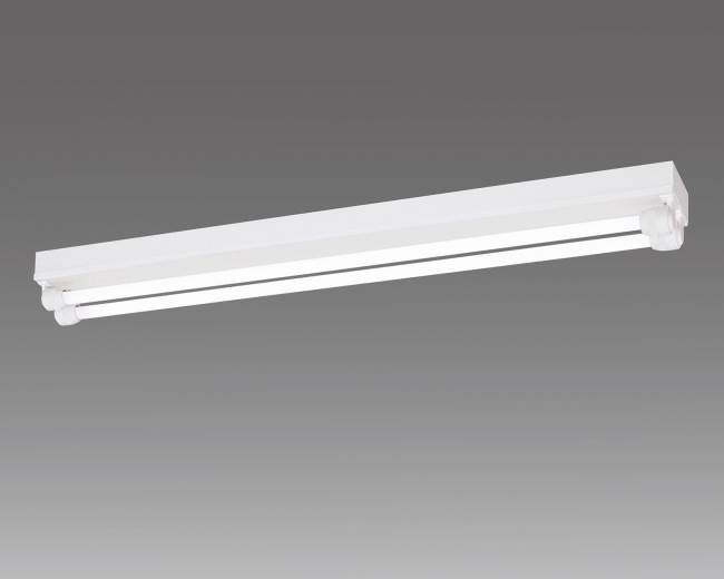 工場向け直管LEDランプ搭載ベースライト「耐オイルミスト照明器具」笠なし型器具