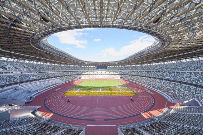 国立競技場 写真提供：独立行政法人日本スポーツ振興センター