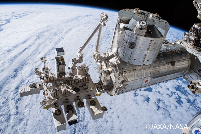 ISS 日本実験棟「きぼう」（JAXA／NASA提供）
