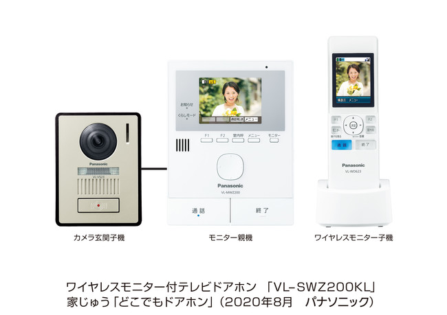 軽量な折り畳み自転車 Panasonic 外でもドアホン VL-SWD505KF ワイヤレスモニター付