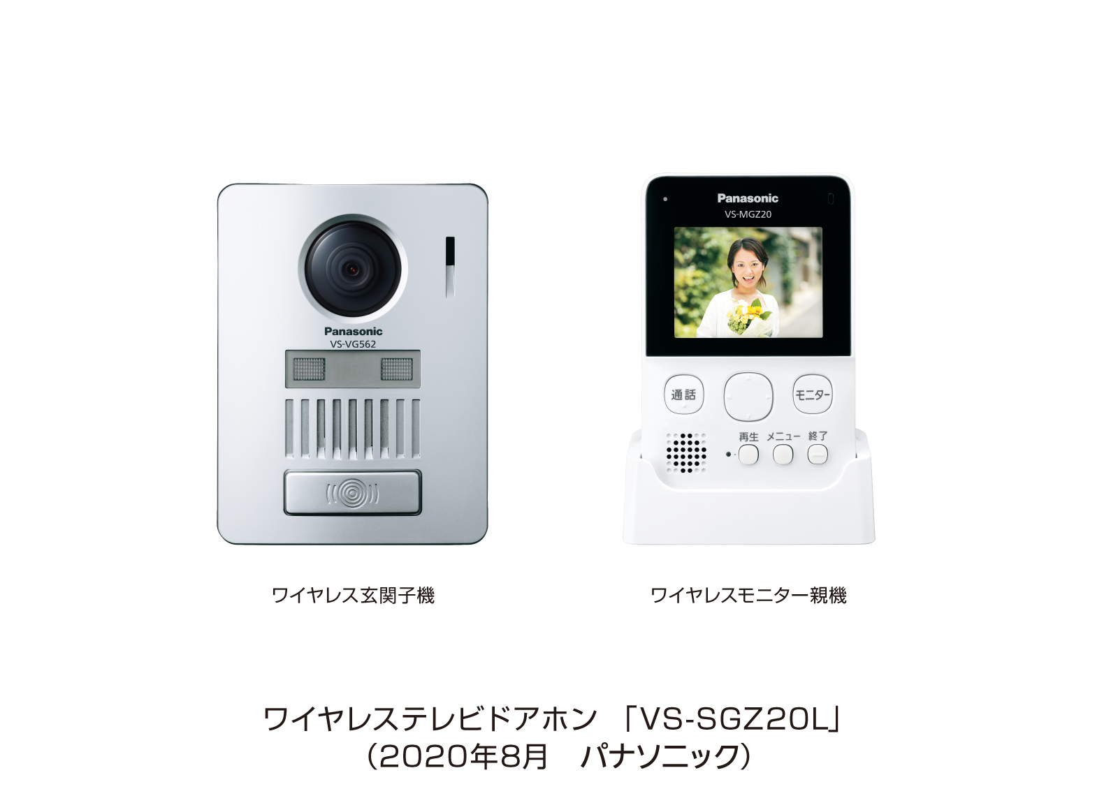 ワイヤレステレビドアホン VS-SGZ20Lを発売｜パナソニック 