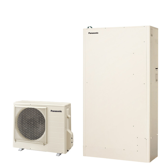 家庭用自然冷媒（CO2）ヒートポンプ給湯機「エコキュート」Wシリーズ ヒートポンプユニット、貯湯ユニット