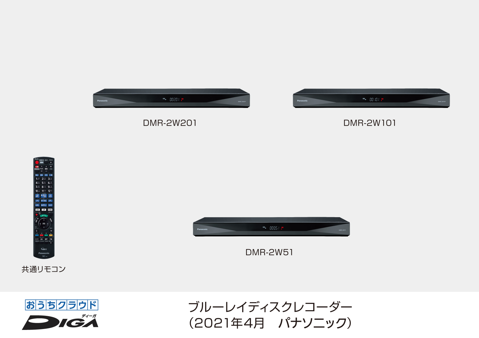 Panasonic ブルーレイディスク レコーダー DIGA DMR-2W101-