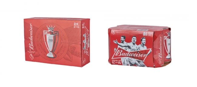 プレミアムラガービールbudweiser バドワイザー イングランド プレミアリーグ とのコラボレーションデザイン缶が数量限定で登場 アンハイザー ブッシュ インベブ ジャパン株式会社のプレスリリース