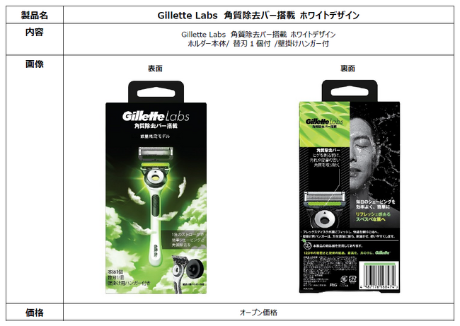 世界売上 No.1男性用シェーブケアブランド「ジレット」から、数量限定モデルの『Gillette Labs 角質除去バー搭載 ホワイトデザイン』  新発売！2023年9月30日(土)より全国発売開始 兵庫関連のプレスリリース 神戸新聞NEXT