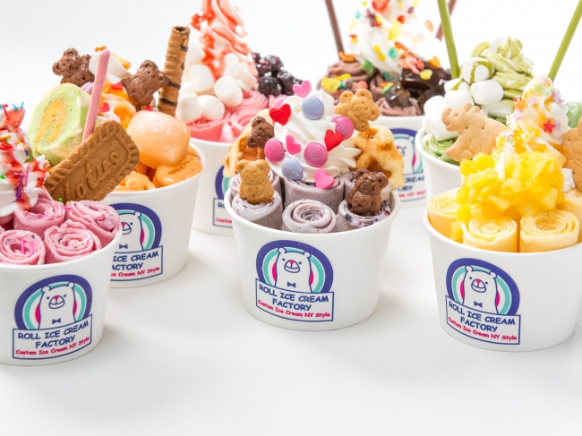 日本初のロールアイス専門店「ROLL ICE CREAM FACTORY」