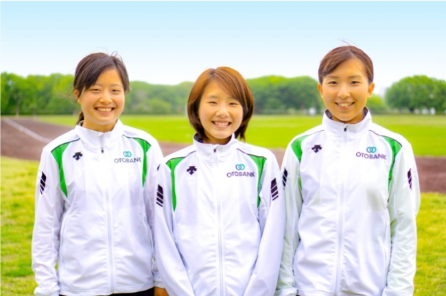 ▲左から田中真愛選手、高澤友萌選手、須河沙央理選手