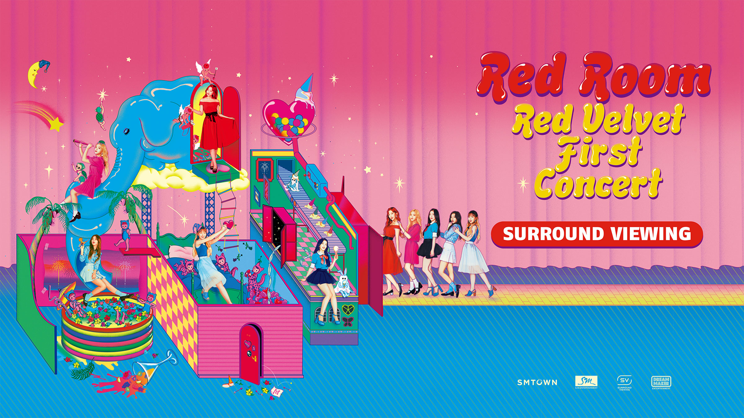 Red Velvet first concert“Red Room”サラウンド・ビューイング中継決定