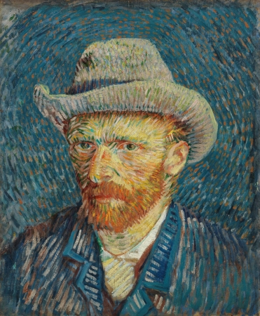 Vincent van Gogh (1853-1890), Self Portrait With Felt Hat, 1887 Paris
