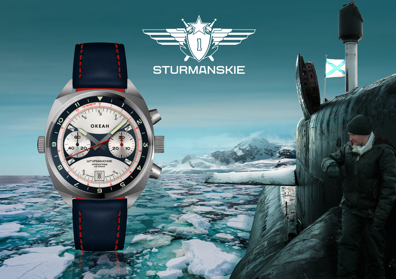 シュトゥルマンスキー　稼働良品　クロノグラフ　ロシア軍用腕時計　手巻き式ムーブメント手巻き式
