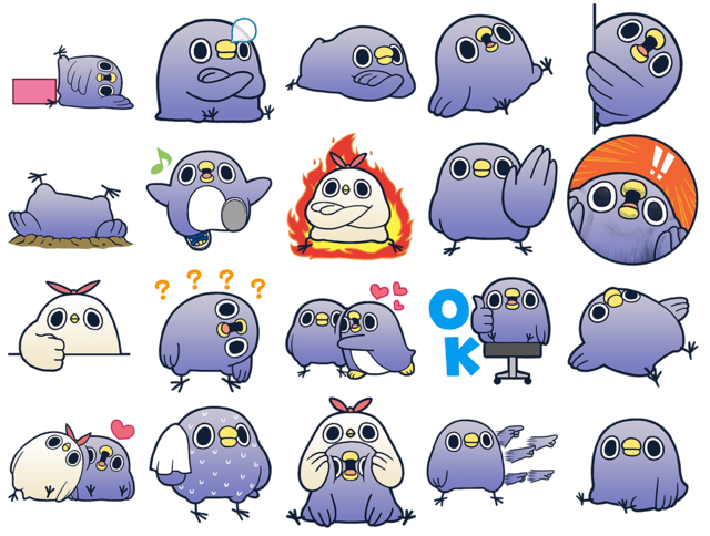 ショーケース・ティービーが資本参加するインクルーズ社「めんトリ」スタンプがFacebookからグローバルデビュー