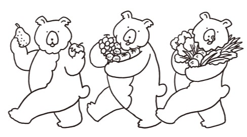 ＜「GRAND DELICA」公式キャラクター （左から、むぅ、すぅ、ぐぅ）＞