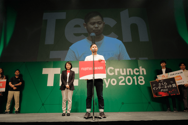 TechCrunch Tokyo 2018 スタートアップバトル授賞式の様子
