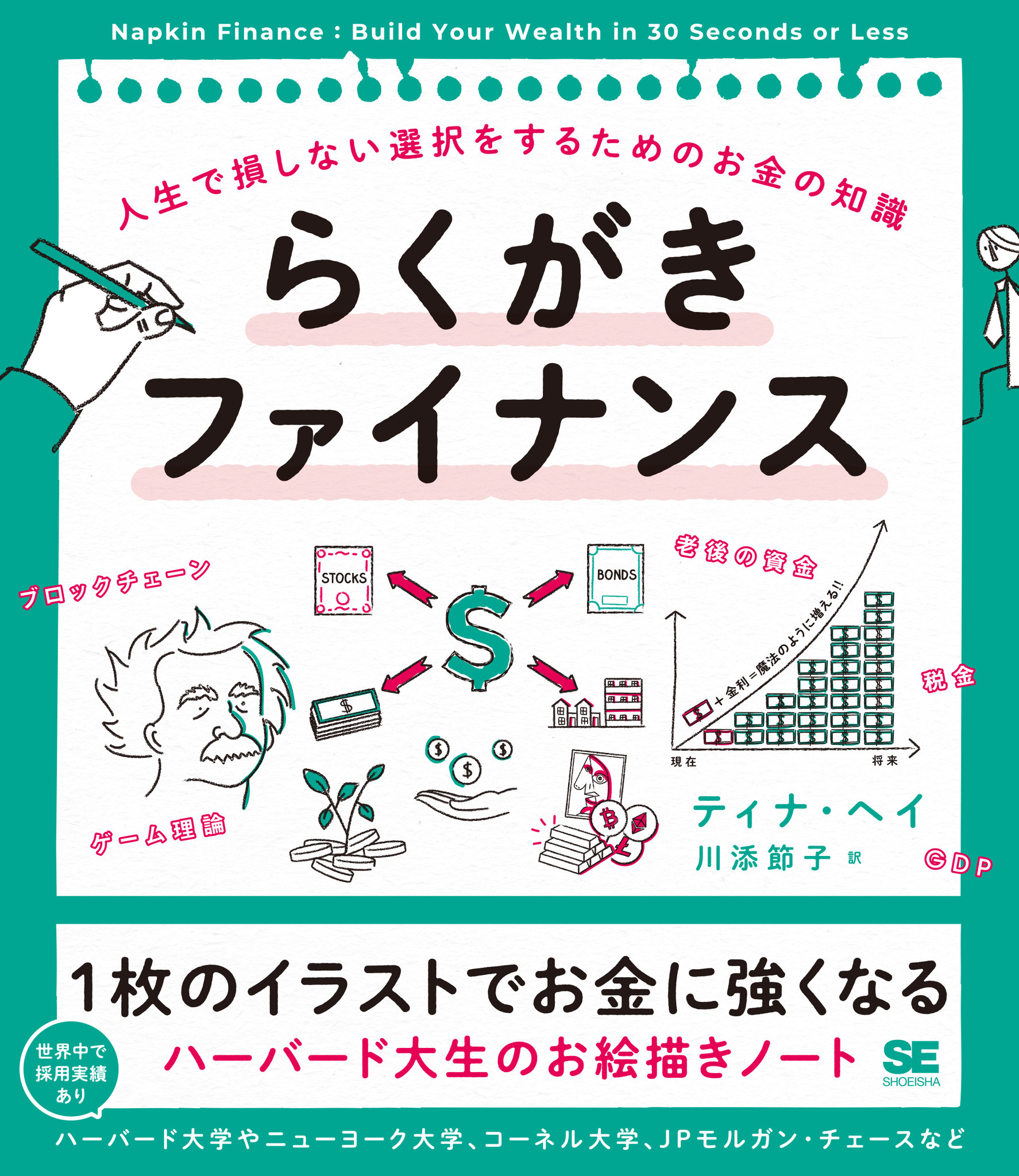 親しみやすい手書きのイラストで金融知識を学ぶ アメリカで大人気のお金の教養ガイド らくがきファイナンス 人生で損しない選択をするためのお金の知識 刊行 翔泳社のプレスリリース