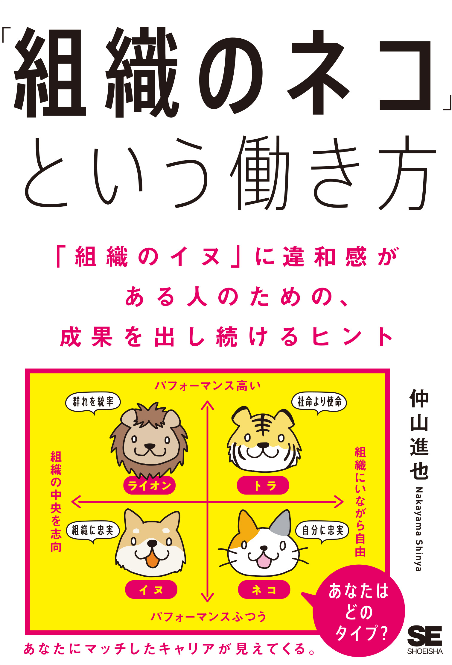 もっと素の自分を出して働きたい人へ 新刊 組織のネコ という働き方 組織のイヌ に違和感がある人のための 成果を出し続けるヒント 翔泳社のプレスリリース