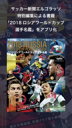 サッカー新聞エルゴラッソによる 18 ロシアワールドカップ選手名鑑 が無料アプリになって登場 株式会社スクワッドのプレスリリース