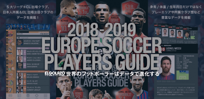 日本唯一のサッカー新聞エル ゴラッソ発行の欧州5大リーグ選手名鑑が無料アプリとしてアップデート Cnet Japan