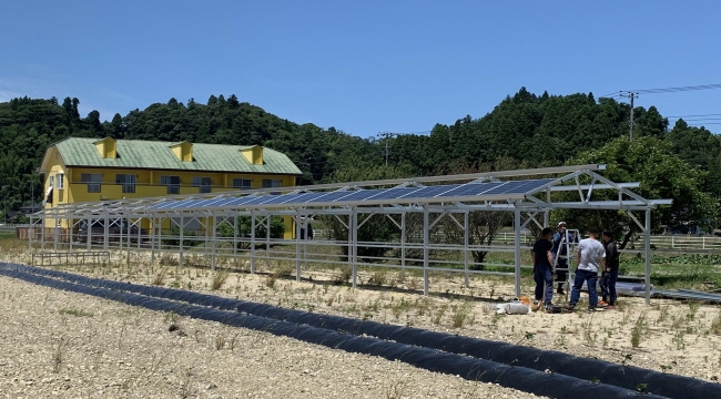 千葉県睦沢町に建設中の”ソーラーハウス”