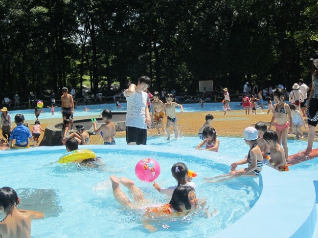 国営武蔵丘陵森林公園「水遊び場」