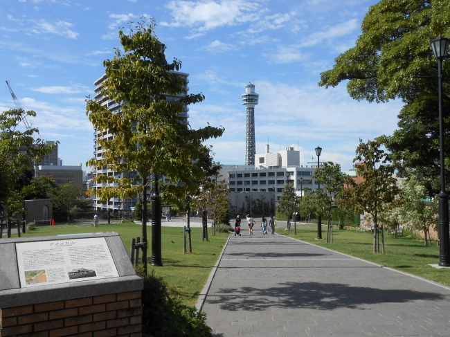 横浜市アメリカ山公園　展望園地