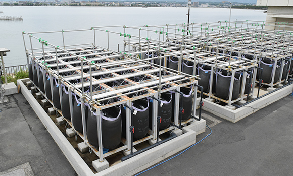 大津市の浄水場で取り組んでいる浄水発生土資源化技術（アクレ）事業