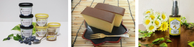 清瀬市役所産はちみつ「Kiyohachi(きよはち)」を使用したコラボ製品 清瀬市役所産はちみつ「Kiyohachi(きよはち)」を使用したコラボ製品