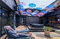 おふろcafe あげき温泉にて、5月17日より地域で愛されている花「あじさい」をテーマにした夏シーズンイベント「サウナとアンブレラ」をスタートします!