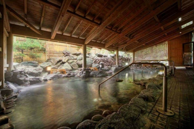 昭和レトロな温泉銭湯 ⽟川温泉