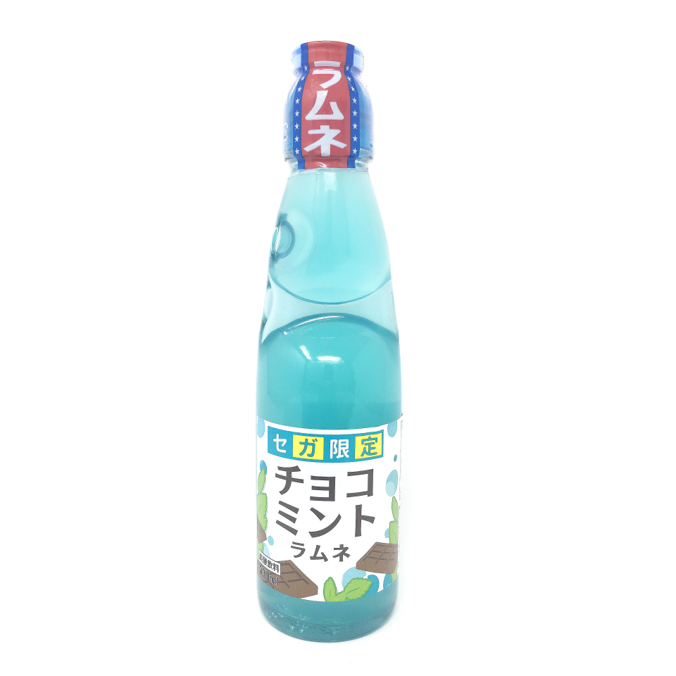 チョコミン党 に捧げる青色の飲み物 セガ限定 チョコミントラムネ 18年7月13日 金 発売 株式会社genda Sega Entertainmentのプレスリリース