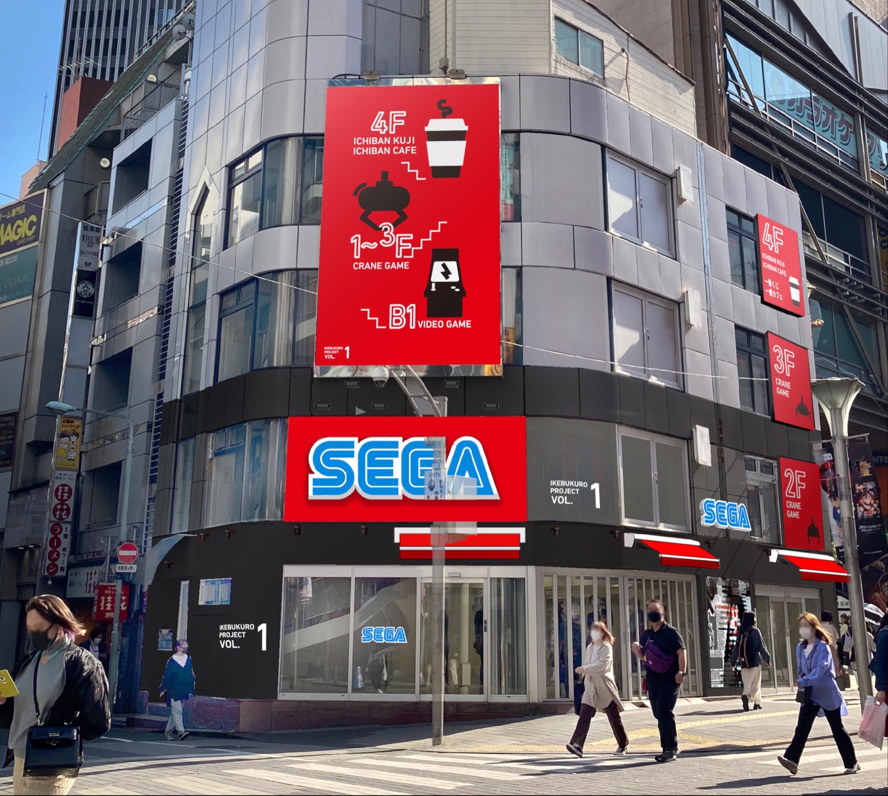 セガのお店 池袋プロジェクト 第１弾 セガ池袋 10月22日 金 グランドオープン 株式会社genda Sega Entertainmentのプレスリリース
