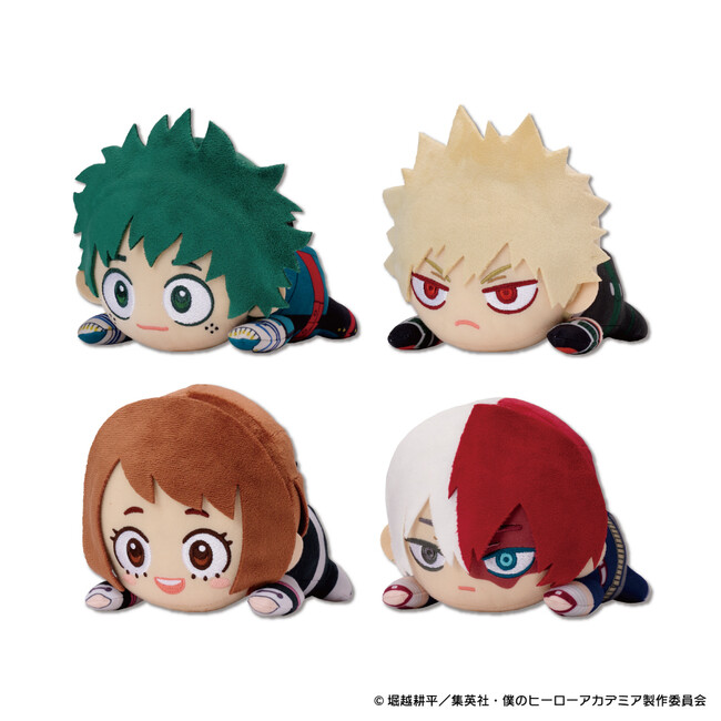 ▲ピタッとくつろぎぬいぐるみ（全4種）