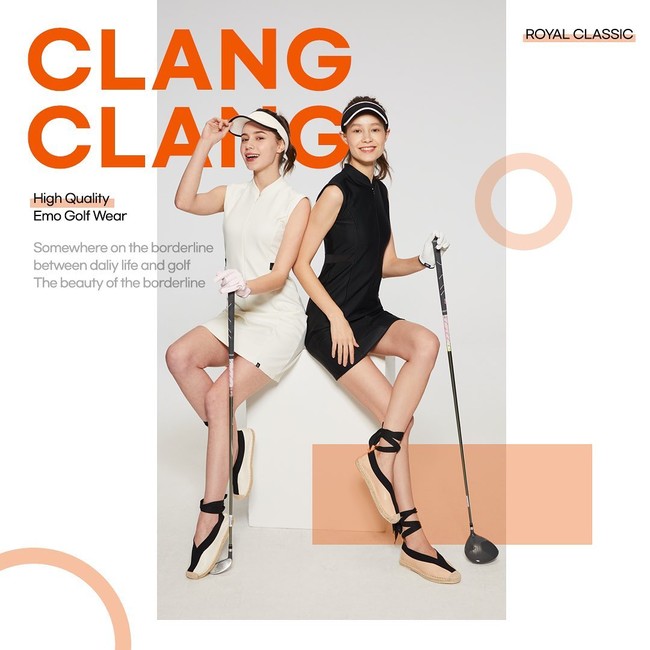 日本上陸】韓国で大人気のゴルウェアブランド「CLANG CLANG」(クランク